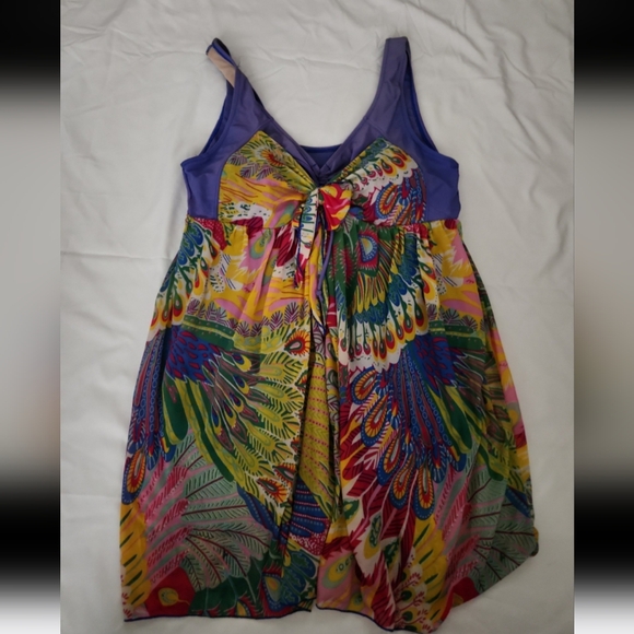 Nono Women's size 2X Purple design bathing suit #KK7 - Picture 1 of 2